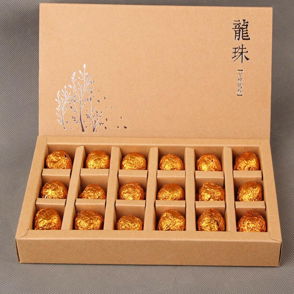 220g Cooked Puer Tea Handmade Dragon Ball Gift Tea Ripe Pu Erh Tea Old Tree Tea