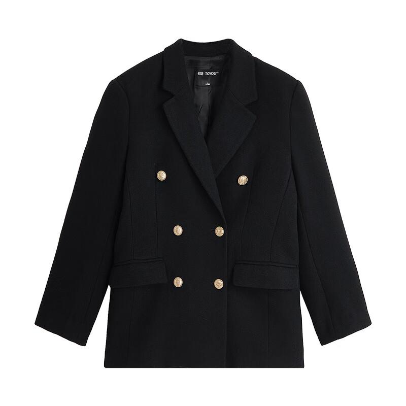 Chuyu Women's 2025 Winter Wool Blend Commuter Overcoat