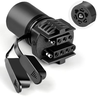 Trailer Light Adapter, 7 Pin Trailer Plug Adapter 2 In 1 Design - 7 Pin To 4 Pin Trailer Adapter And 7 Pin To 5 Pin Trailer Adapter, Professional 7