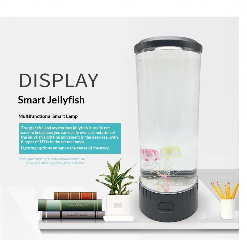 Color Changing Jellyfish Lamp Usb/Battery Powered Table Night Light Children'S Gift Home Bedroom Decor Boys Girls Birthday Gifts
