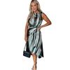 AX Paris Womens/Ladies Striped Gathered Waist Midi Dress