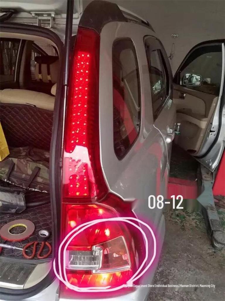 Fits 07-16 Kia Sportage: Rear LED Pillar & Tail Light Assembly