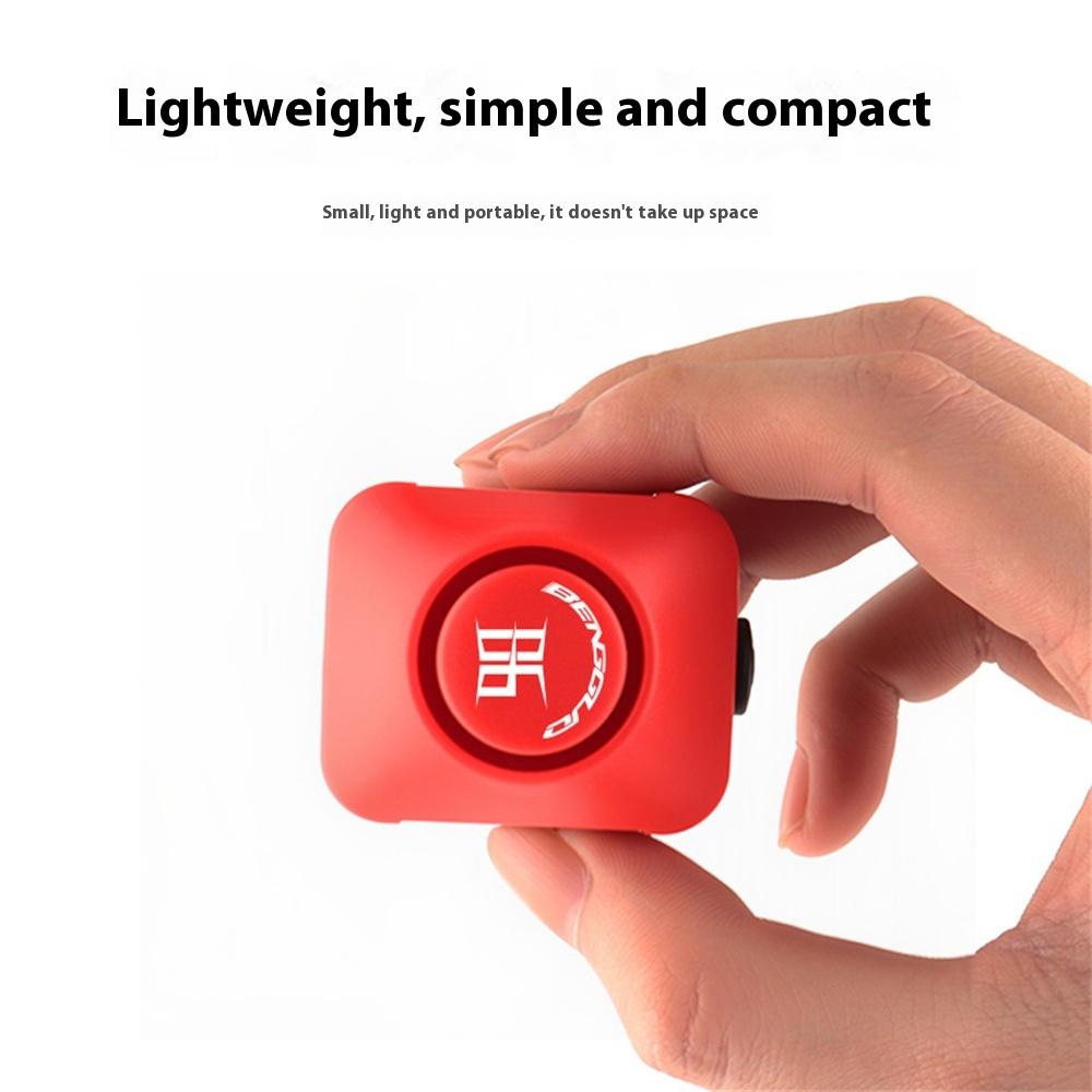 Bike Electronic Horn 110dB Type-C Charging Warning Safety Bicycle Mini Alarm for MTB Handlebar of 22-31.8mm