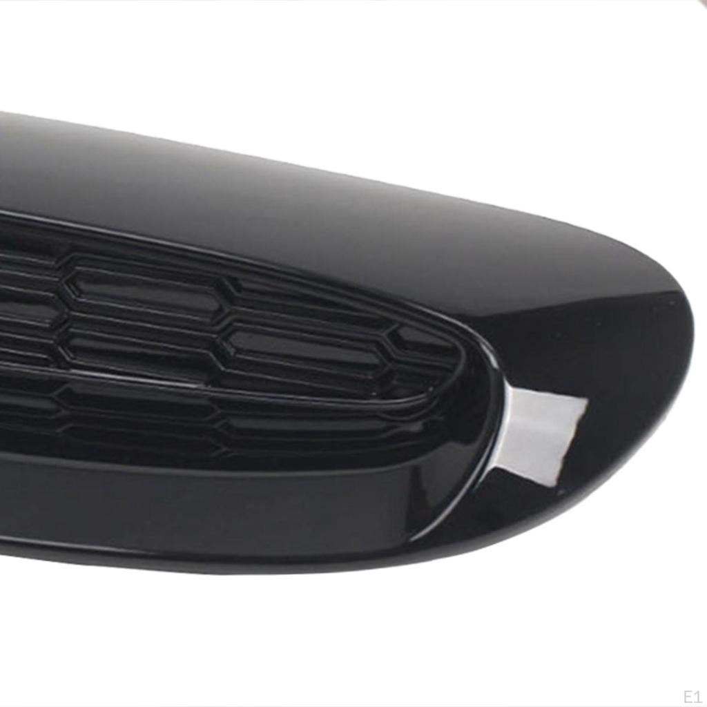 Front Hood Bonnet Vent Trim 51137376052 Automobile Accessory Lightweight Glossy Black Repair Parts