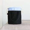 Large Capacity Thermal Insulation Bag Canvas Picnic Box Pouch Drawstring Lunch Handbag  School