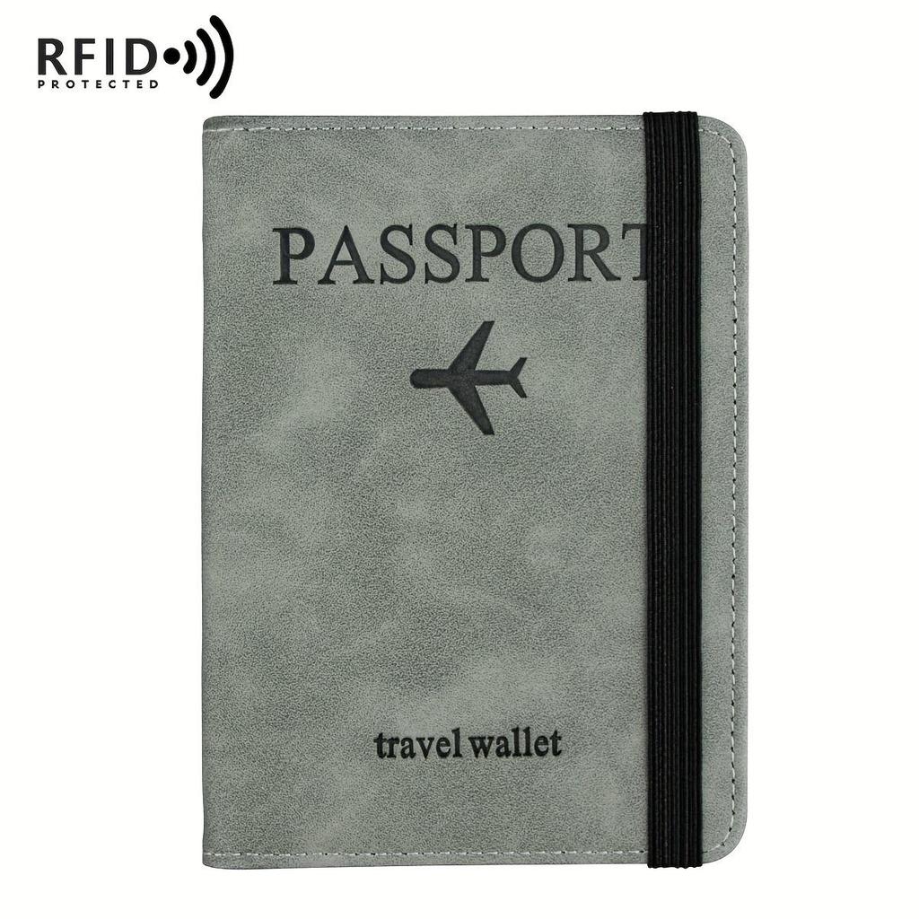RFID passport holder slim passport wallet multi-functional wallet travel passport bag