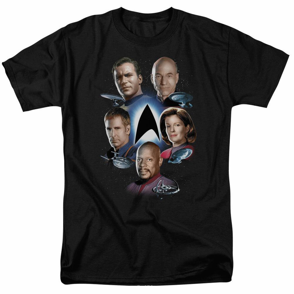 Star Trek Starfleets Finest T Shirt Licensed Sci-Fi TV Classic Adult Tee Black L