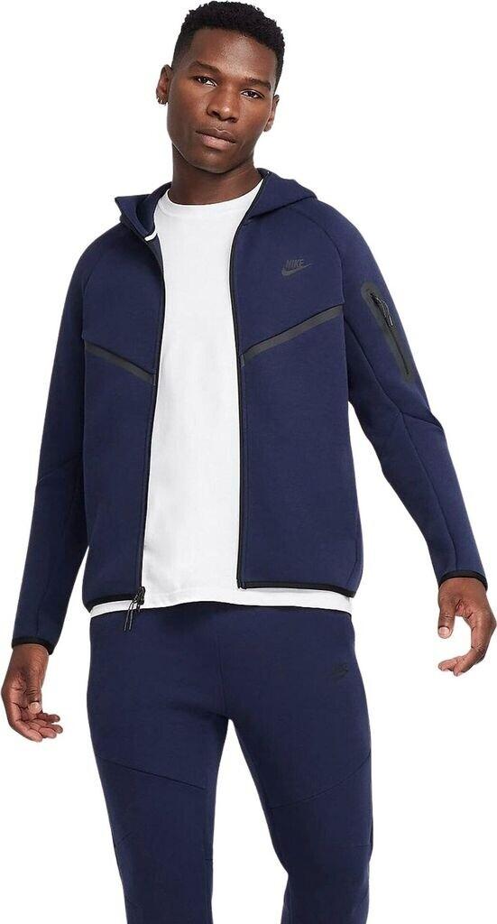 Hanorac Nike Tech cu fermoar complet Windrunner (HV0949) obsidian/negru