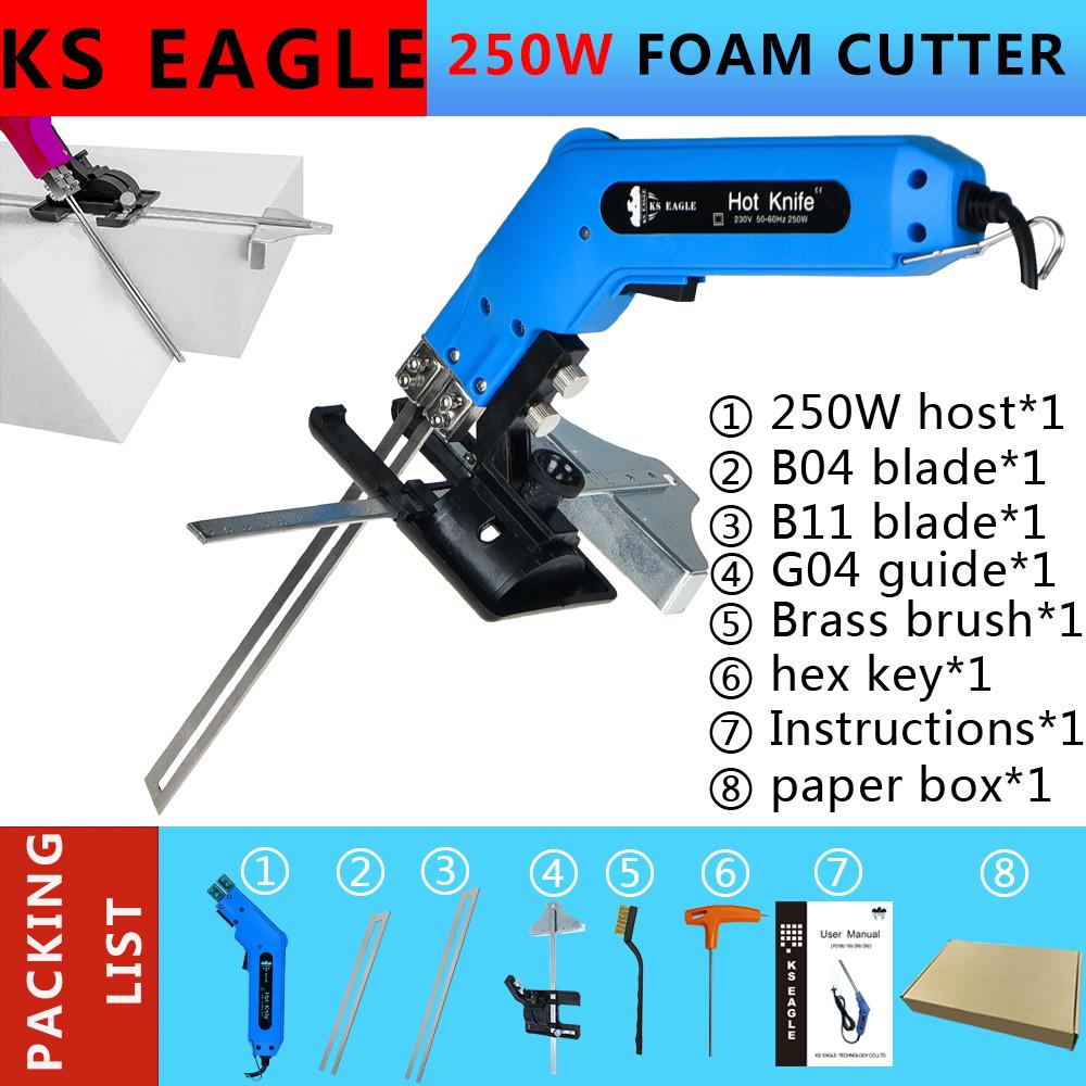 Foam Cutter Tool Hot Knife Foam Cutter for Polystyrene Professional Electric Styrofoam Cutter Thermal Knife for Polystyrene 250w