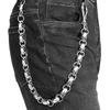 Gotische Punk Skelett Hüftkette Für Damen Herren Hip-Hop Rock Hüftkette Metall Hosenkette Mode Jeans Dekoration Kette Geschenke