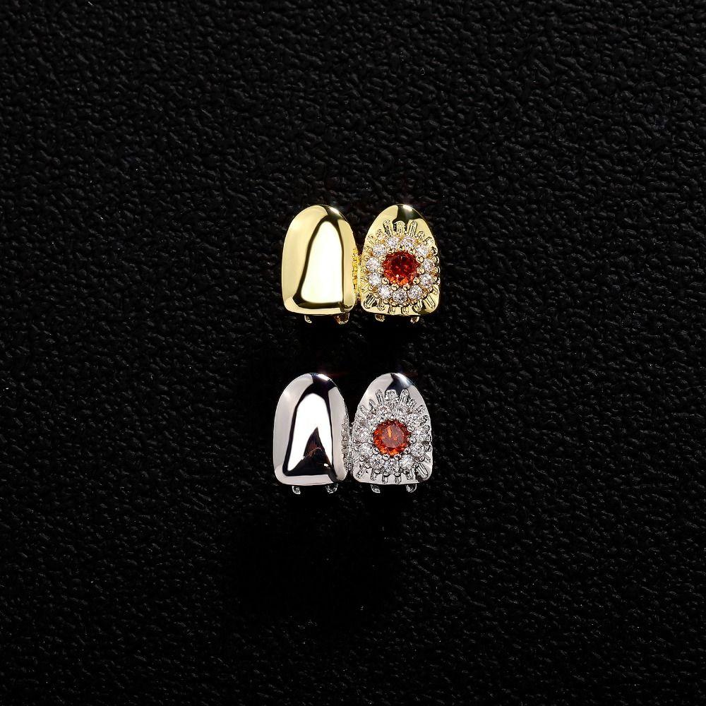 Bling Hiphop Teeth Grillz Removable Charm Teeth Grillz Fashion Men Women Jewelry  Dental Crown