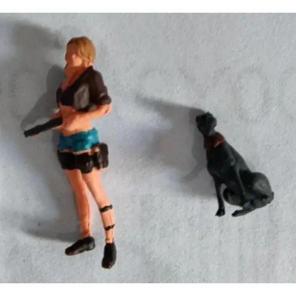 Painted Miniatures 1/64 Paul Walker Gal Gadot Vin Diesel Mini Scene Props Doll Figures Model Cars Vehicles Cars Toys Gift