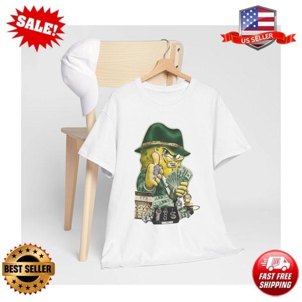 gangster spongebob Classic Classic T-Shirt SIZE S-3XL S разноцветный