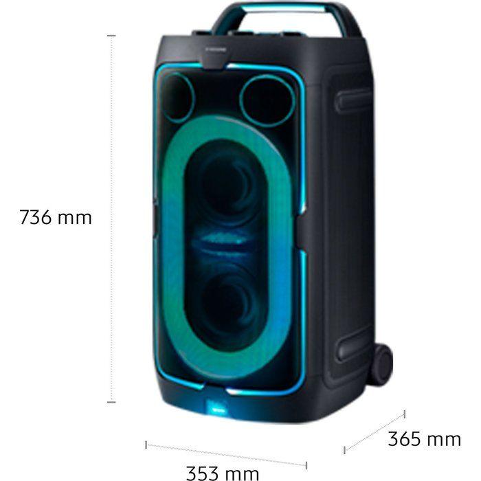 Enceinte - SAMSUNG - MX ST50F/XE - 240 W - Effets lumineux - Bluetooth - Batterie 18h - Roues intégrées - Noir
