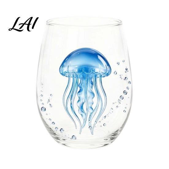 Fall Harvest Party Supplies Halloween Theme Glass Tumbler Ghost Black Cat Skull Pumpkin Hand Painted Cups Cup Spooky Lead-free Glassware for Party