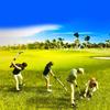 Golf Player Figure Model 1:64 Scale Hand Painted Miniature Figure for Miniature Scene Dioramas Props,Model Car Display