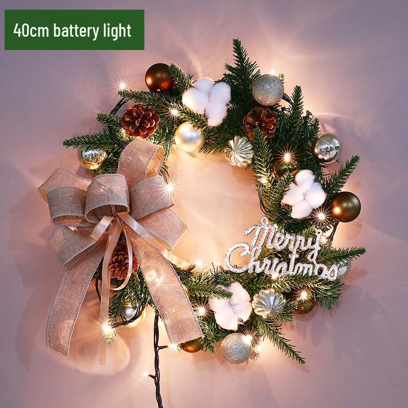 Creative Christmas Wreath - 40/60/80cm Festive Door Hanging Decoration & Gifts