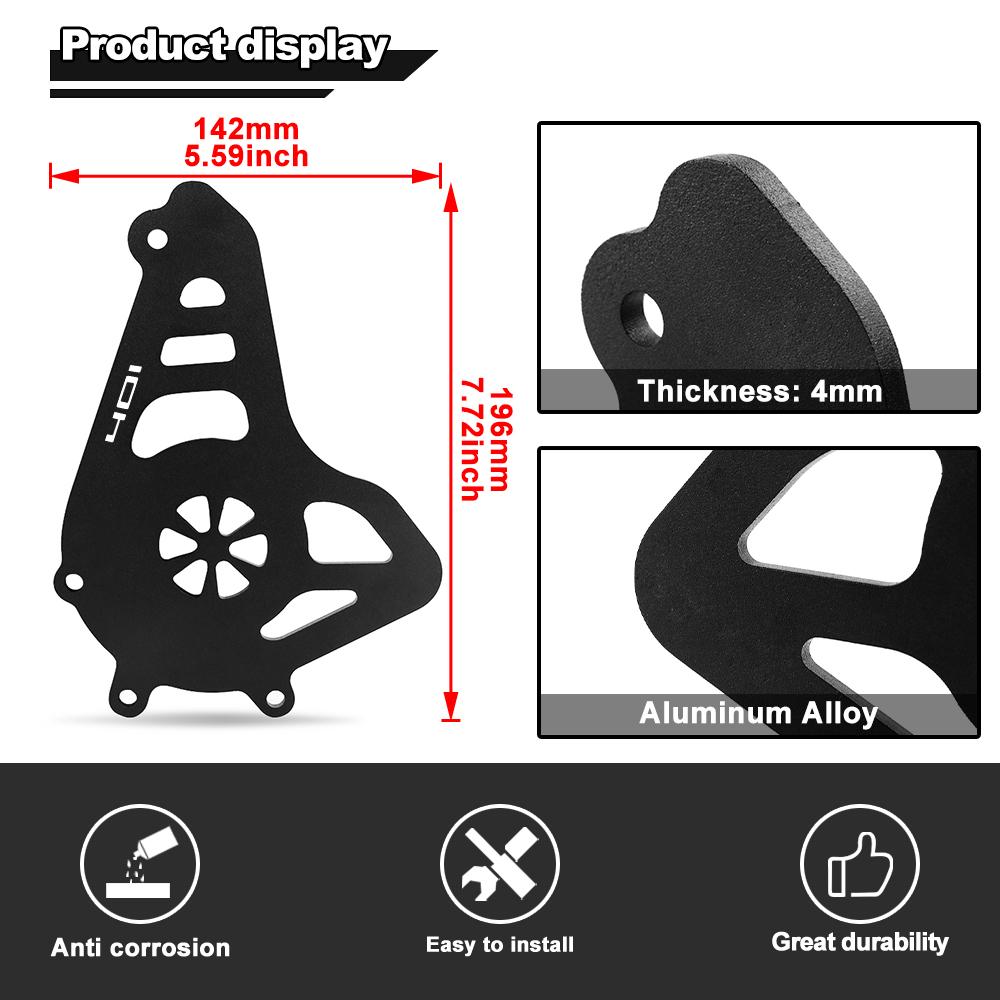 Fit For Husqvarna Svartpilen 401/250 2018 2019 2020 2021 2022 2023 Motorcycle Engine Protector Front Sprocket Chain Cover Guard