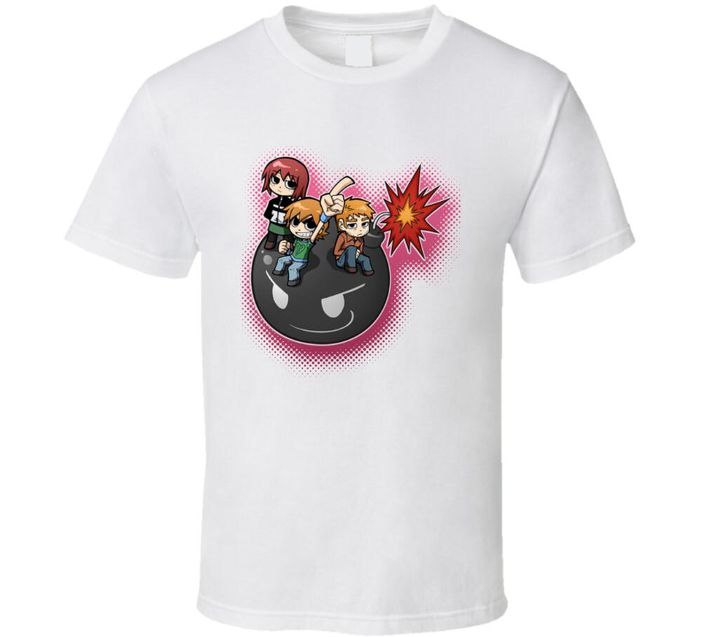 Scott Pilgrim Sex Bob Omb Band T Shirt Mens Womens Tees Top 4XL