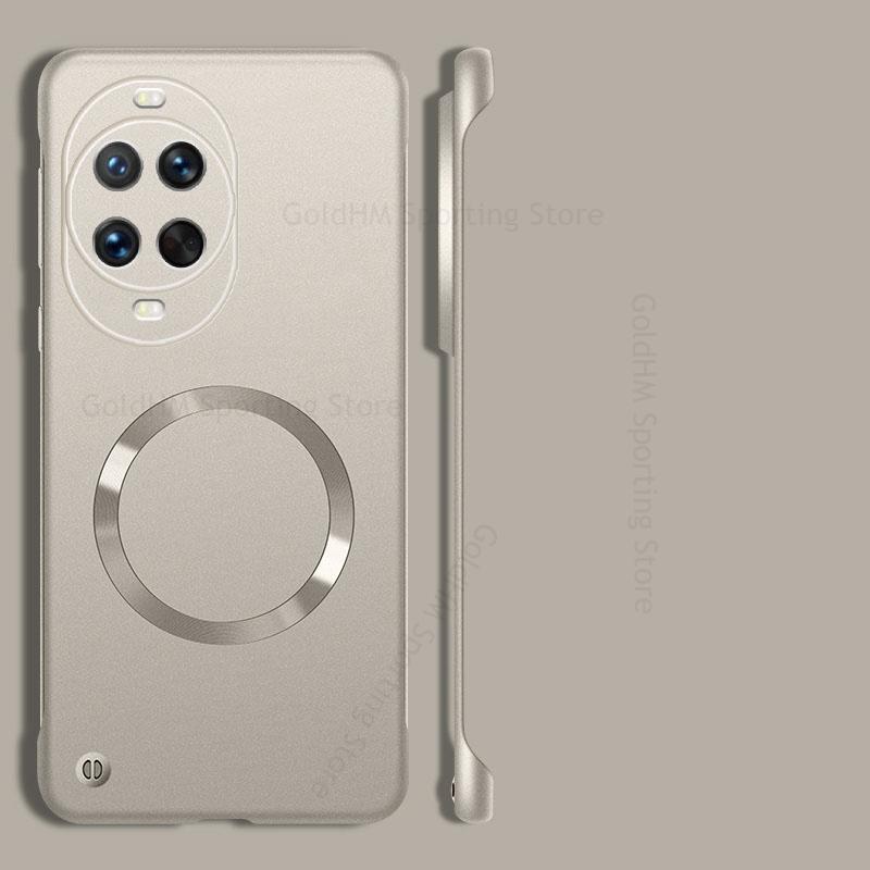 Cases For Huawei Nova 14 Ultra For Magsafe Frameless Matte Case For HUAWEI Nova 14 Pro Magnetic Borderless Frosted Cover Nova 13 14 Pro Tough Case