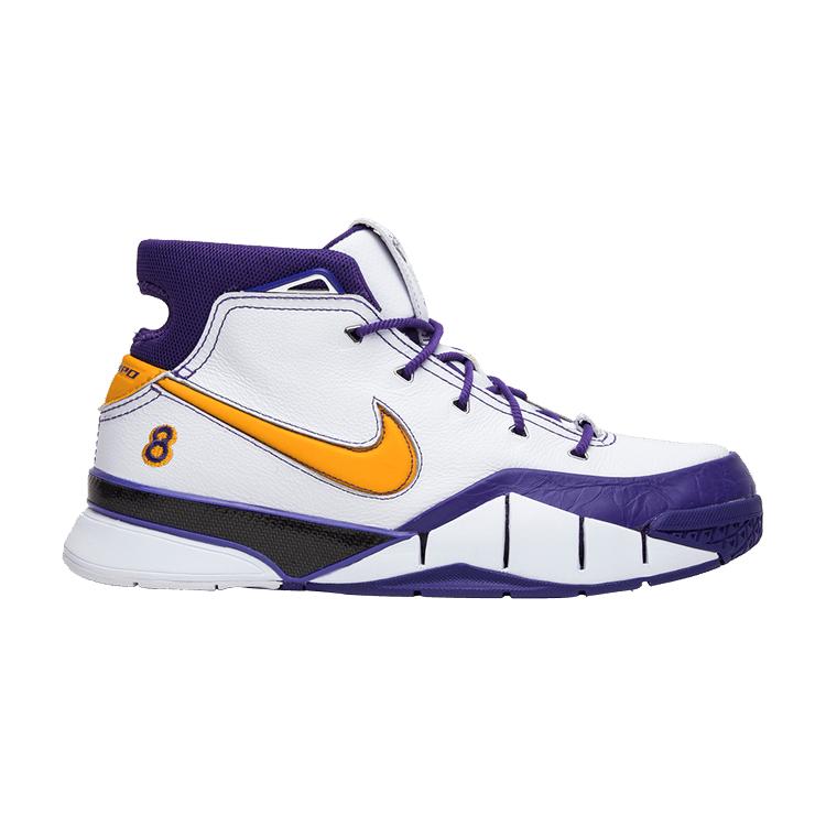 Nike Zoom Kobe 1 Protro Final Seconds Herren Sneaker Weiß Del-Sol-Varsity-Lila AQ2728-101