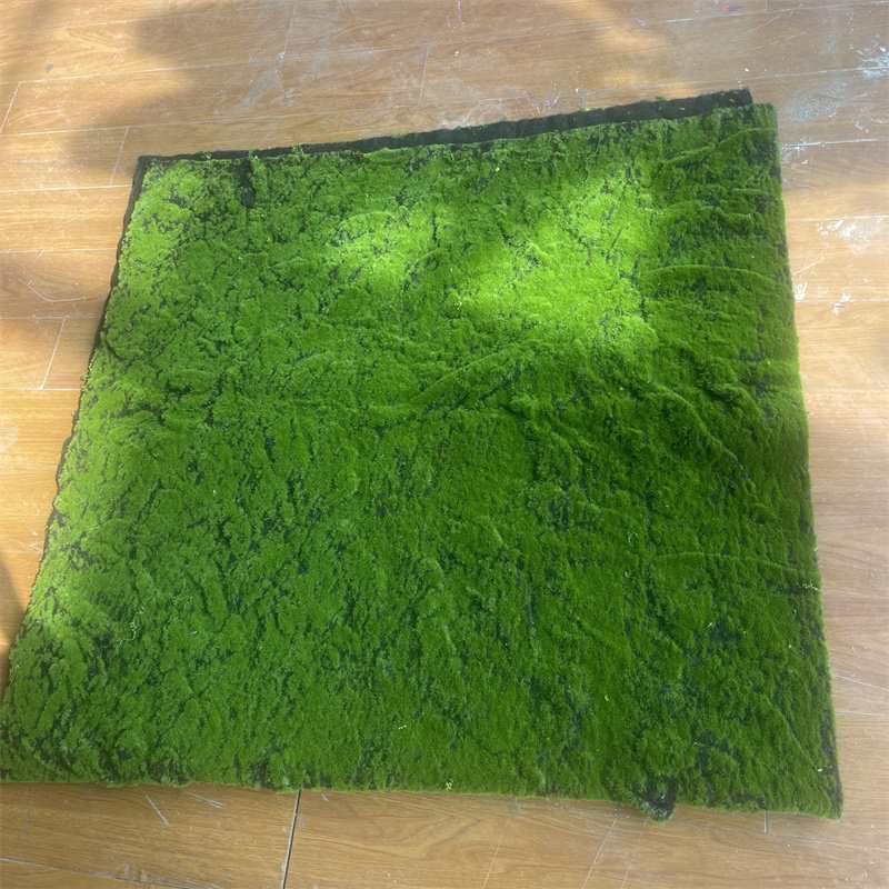 Artificial Moss Stone Decor: Green Hairy Stone Prop for Photography and Bonsai Landscaping