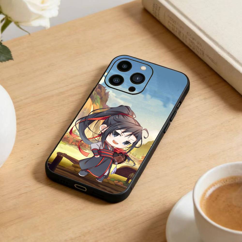 Grandmaster Demonic-Cultivation Phone Case For iPhone17,16,15,14,13,12 Plus,Max Soft Silicone Black Cover