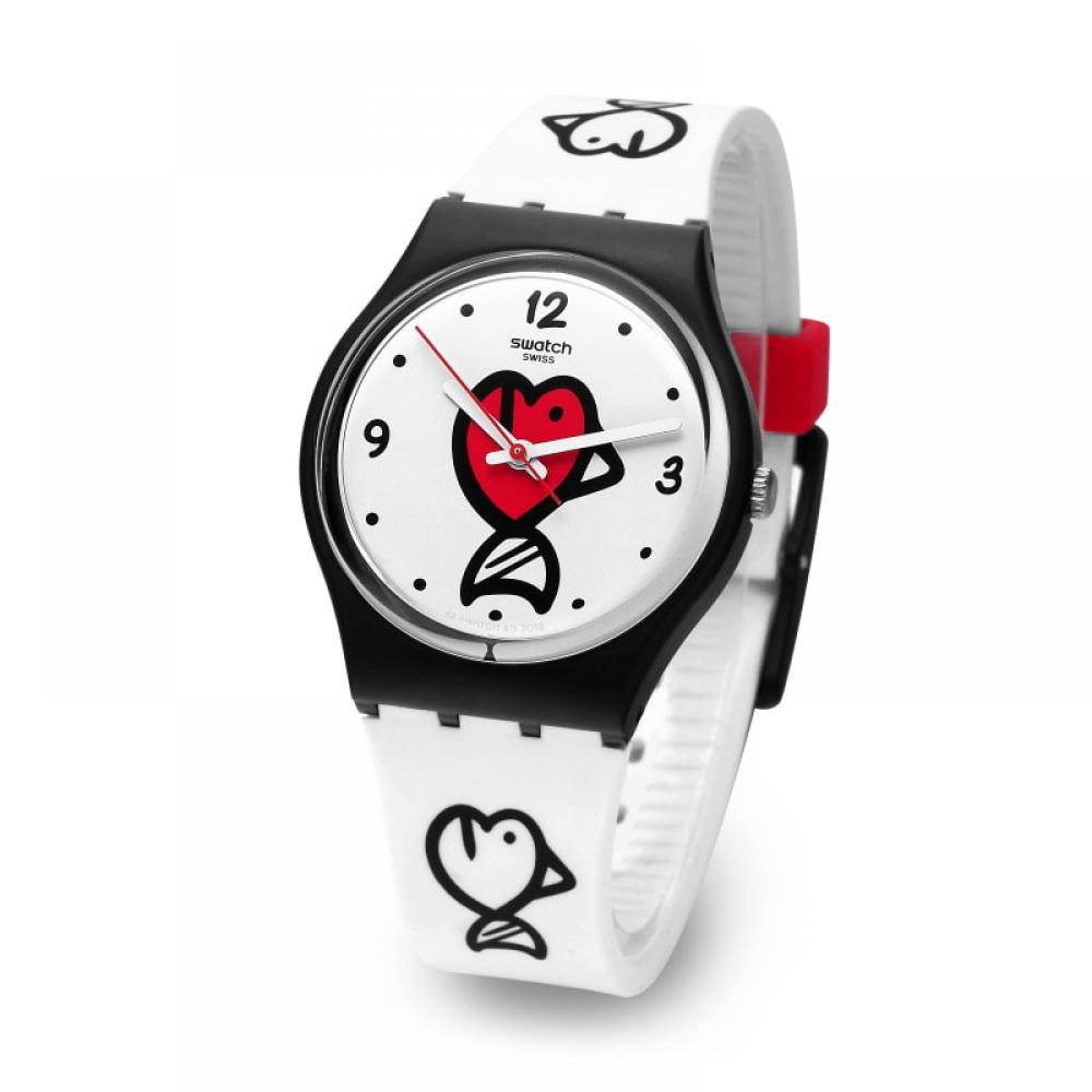 Swatch Gb321 I Love Your Folk fIshy fIshy publIc Urethane Watch