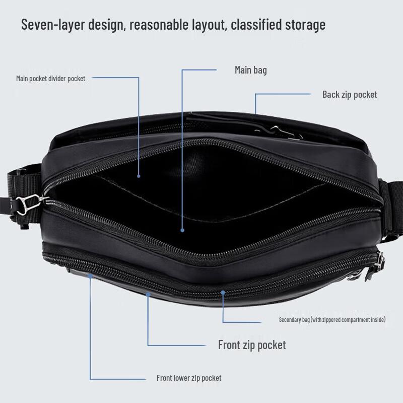 JEEP Men's Casual Shoulder Crossbody Bag