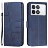 For Xiaomi Poco F6 Pro 5G/Redmi K70 5G/K70 Pro 5G Leather Phone Case with Wallet Stand