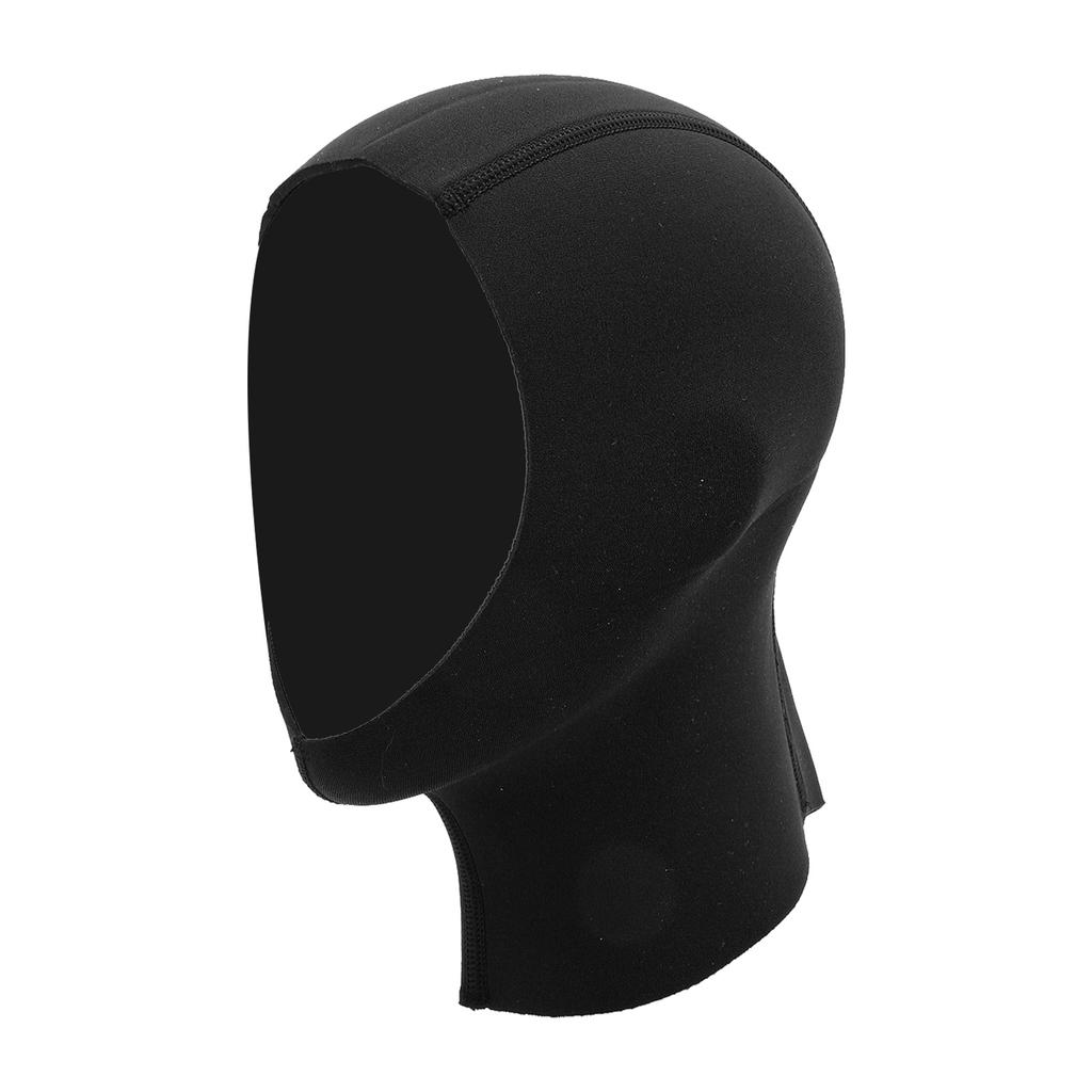 Neoprenanzug Haube Schwarz Neopren 3MM Thermisch Kopf Ohrenschutz Sonnenschutz Atmungsaktiv Tauchhaube für