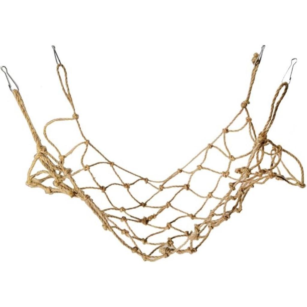 Bird Bed Parakeet Cage Parakeet Toys Hanging Foraging Wall Bird Playground Bird Toys Conures Bird Cage Toy Net Hammock Bird Net Play Bird Nest Parrot