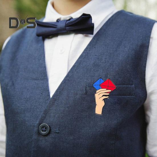 1/5Pcs Acrylic Brooch Set Creative Shape Smooth Touch Mini Size Funny Badge Lapel Pin Backpack Decorations