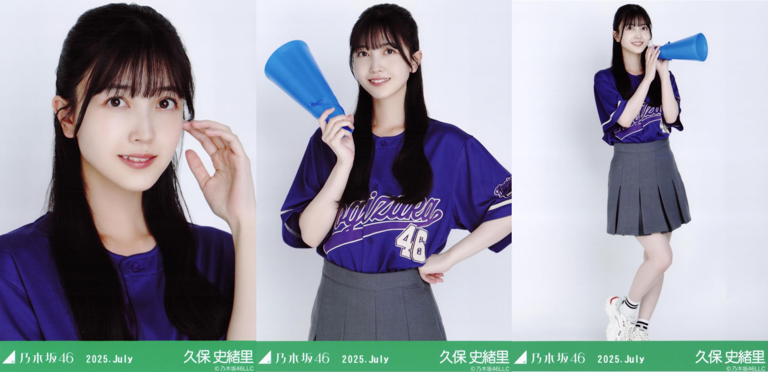 

Фотография Nogizaka46 Июль 2025 Бейсбольная футболка 2025 Кубо Шиори