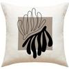 Abstract geometric line printed pillowcase modern Nordic style home furnishing room decoration living room sofa cushion cover