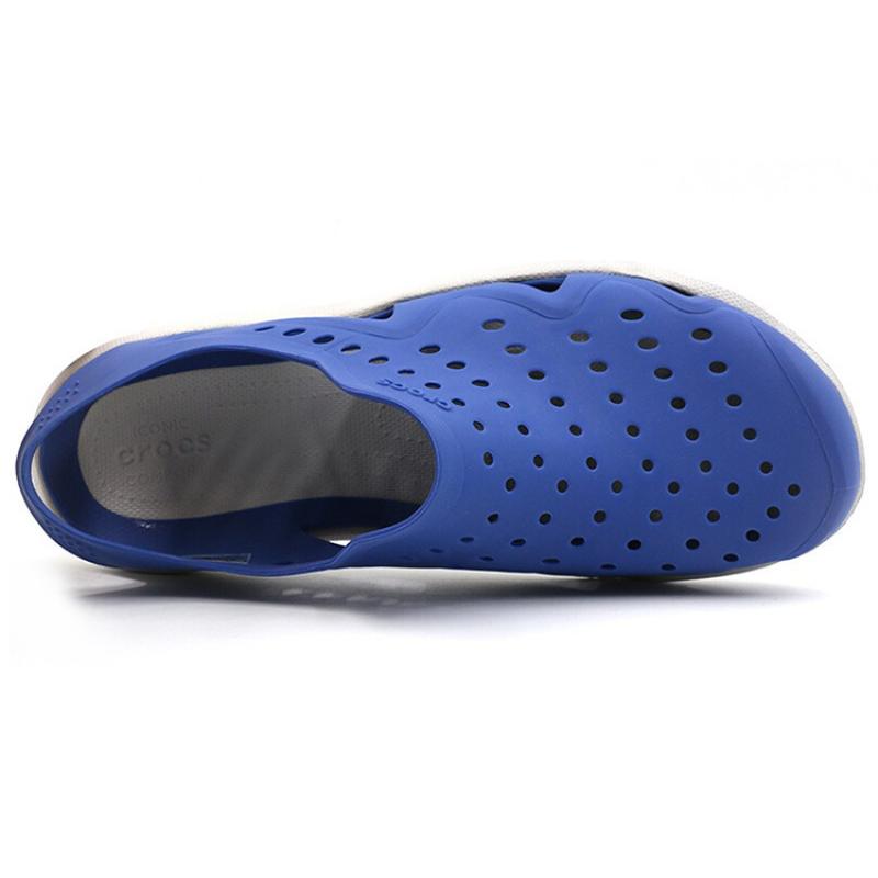 Crocs Zuecos de Onda Rápida para Hombre Azules