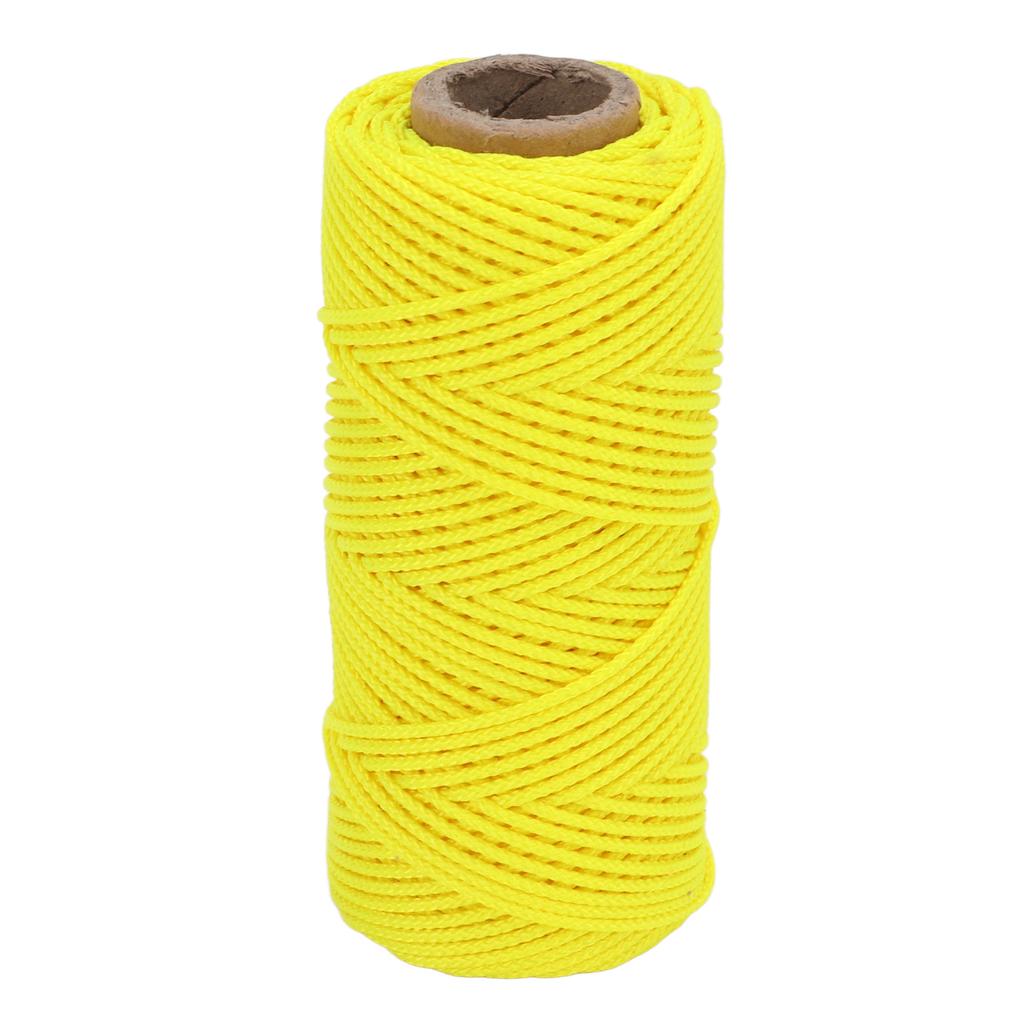 Tauchspule Leinenersatz Verschleißfest Unterwasser Finger-Spule Rolle Runde Leine Fluoreszierend Gelb 46m 50,3yd