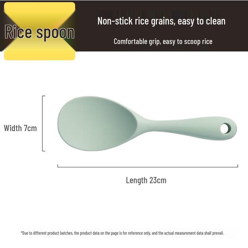 COOKER KING Non-stick Silicone Rice Spoon