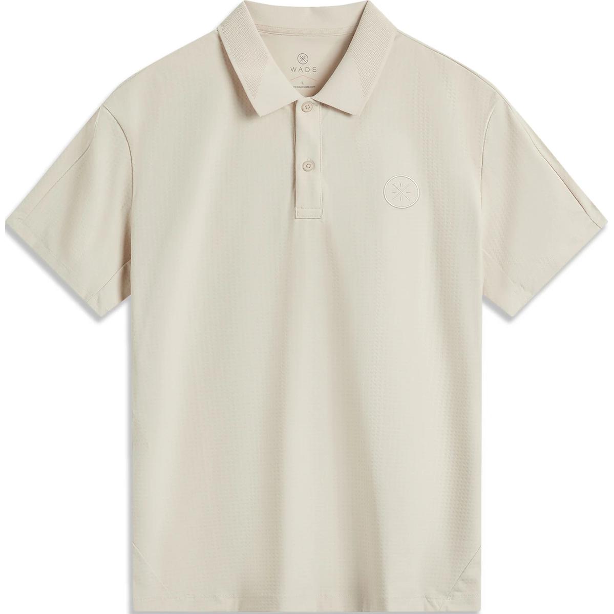 

Li Ning Wade Series Solid Color Comfortable Breathable Versatile Casual Short Sleeve Polo Shirt Men Polo Shirts Oatmeal-Gray APLU015-5 3XL