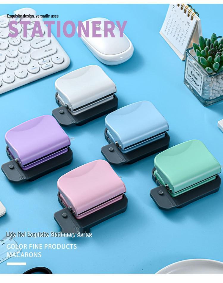 6-Hole Adjustable Metal Office Puncher