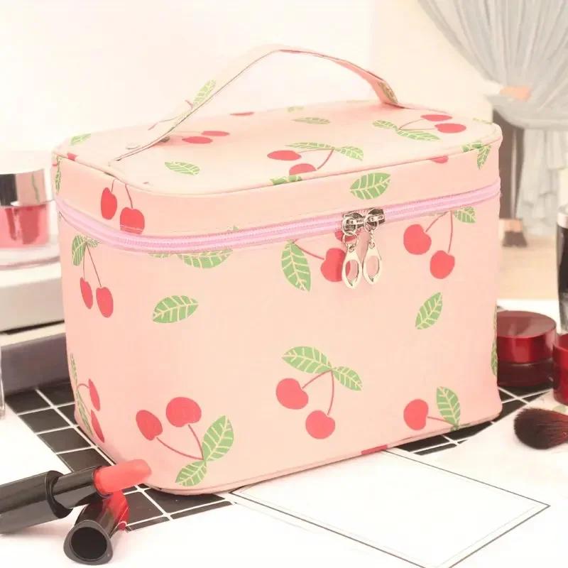 Travel Makeup Bag Waterproof Portable Women's Cosmetic Bag Large Capacity Toilet Storage Cosmetic Box Zipper Washing Beauty Bag