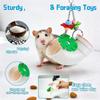 Engaging Bird Toy With Treats Dispenser Design Cage Hanging Foraging Toy for Active Small Pet Parrots And Entertainment