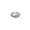 Fashion Ladies Finger Ring Chain Shape Accessory Everyday Wear Adjustable Gift