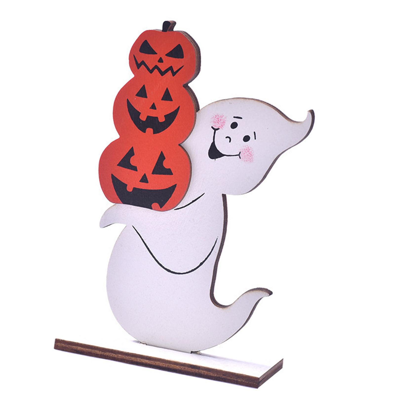 

Eco Friendly Halloween Wooden Decoration For Indoor Outdoor Holiday Home Party DIY Craft 5