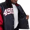 Bomber NFL San Francisco 49ers New Era Satin Black -New Era- Size :L