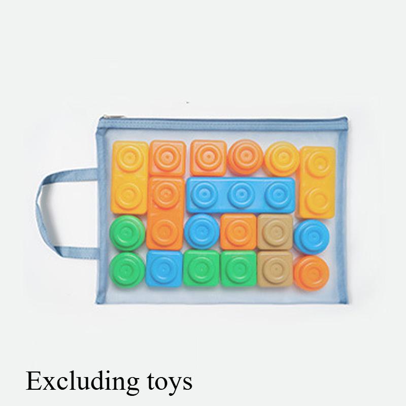 3PCS Handheld Mesh Storage Bag for Daily Necessities Portable Storage Bag for Children's Toys and Building Blocks Storage Bag