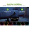 Aromatherapy Diffuser & 6 Essential Oils Set, 550ml Diffuser Ultrasonic Diffuser Cool Mist Humidifier with 4 Timers 7 Colors Lig