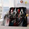 Assass Warrior Blanket Flannel Blanket for bed, sofa, Camping, Hiking, Picnic Essentials, gift for family Fan gifts