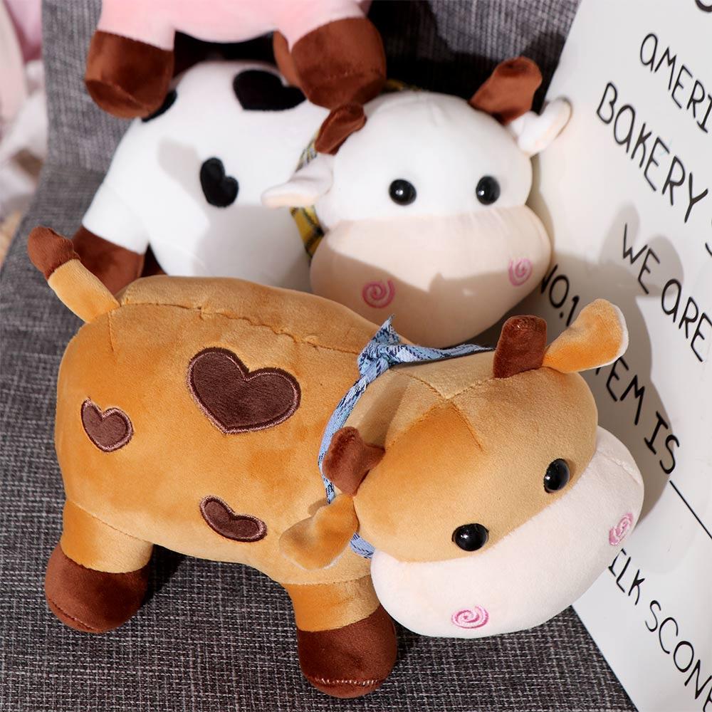 Cotton Stuffed Toy Smile Cow Cow Plush Toy Animal Plush Doll Bull Plush Doll Cattle Plush Toy