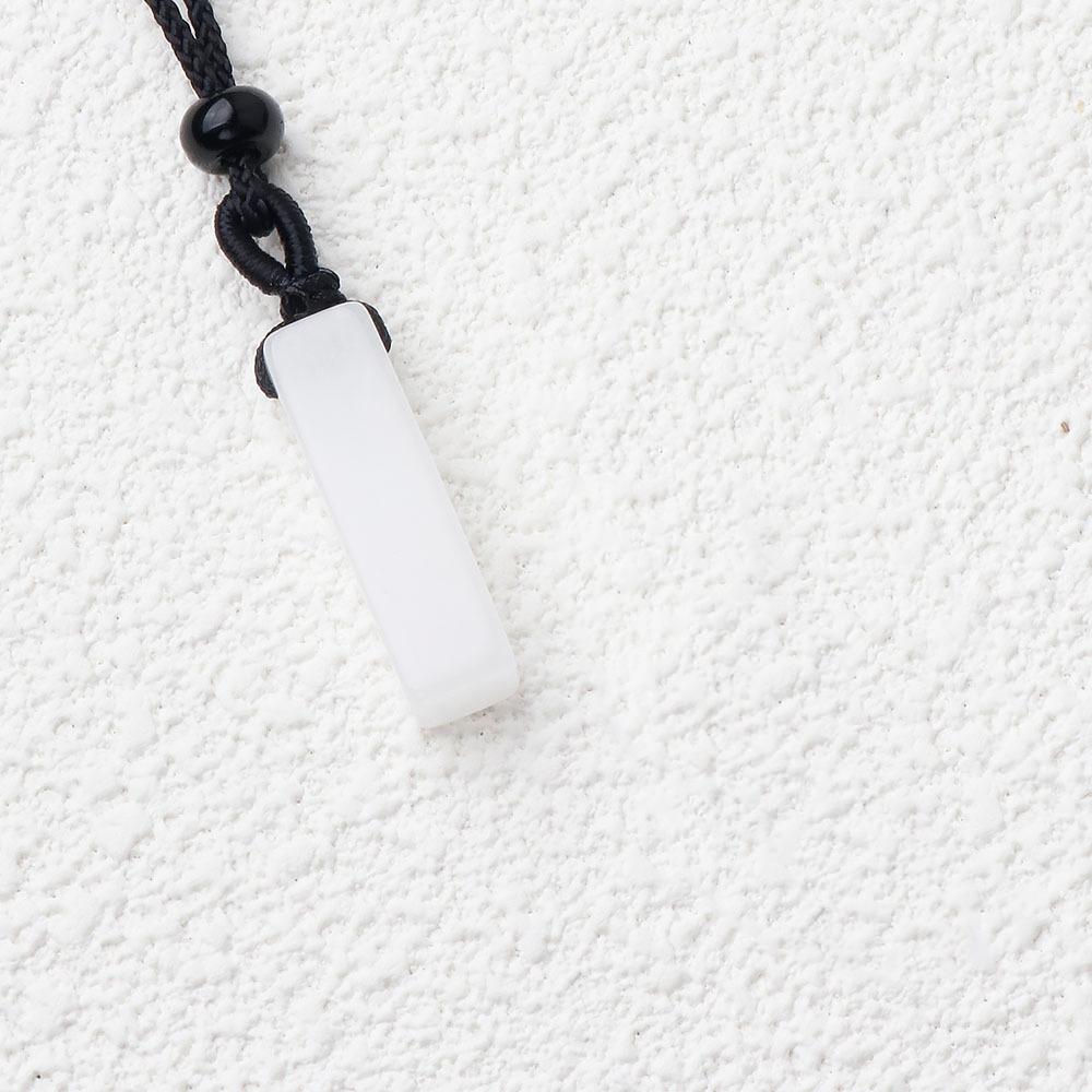 1PC Natural Stone Amethyst Rectangular Pendant Charms DIY Necklace Jewelry Accessories